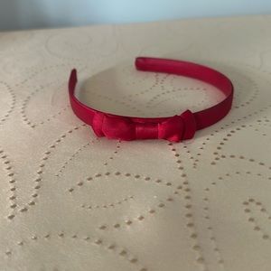 Red Bow Headband